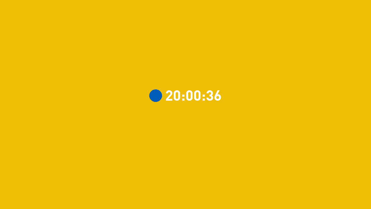 Zegar w TVN